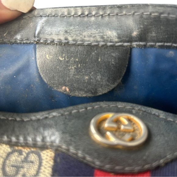 Vintage Gucci Parfums 1970's GG Clutch Bag - Picture 16 of 16